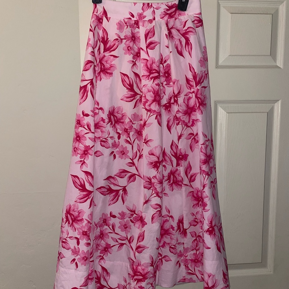 Zara Floral Pink Skirt
